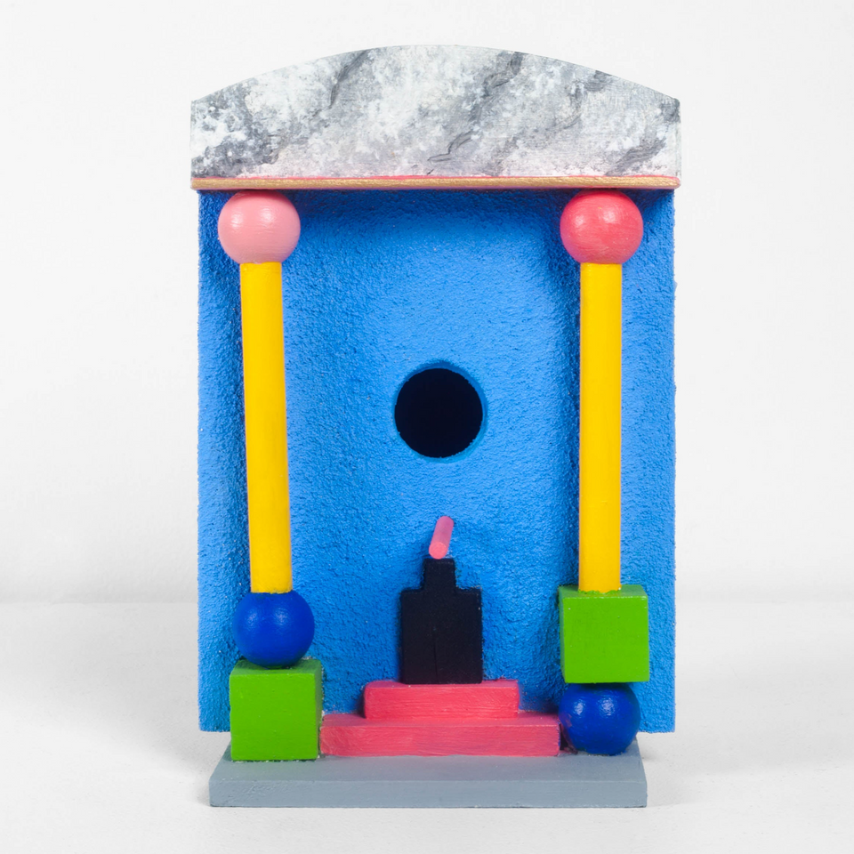 The Damrack birdhouse by Jason Sargenti, 2020