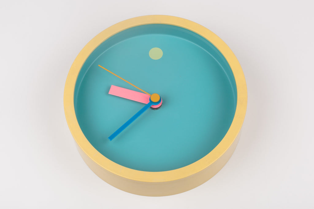 インテリア時計 Shohei Mihara Wakita Paradise desk clock Paradise Plastic Alarm Clock by Shohei Mihara for Wakita, 1980s