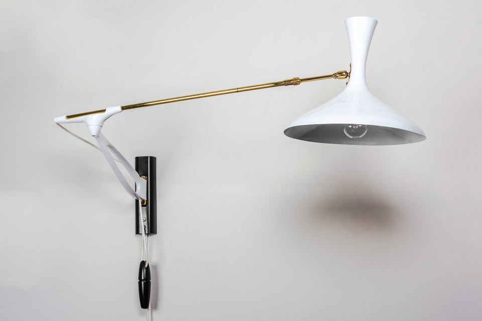 Wall Fixture attributed to Louis Kalff for Cosack Leuchten, 1950s Germany