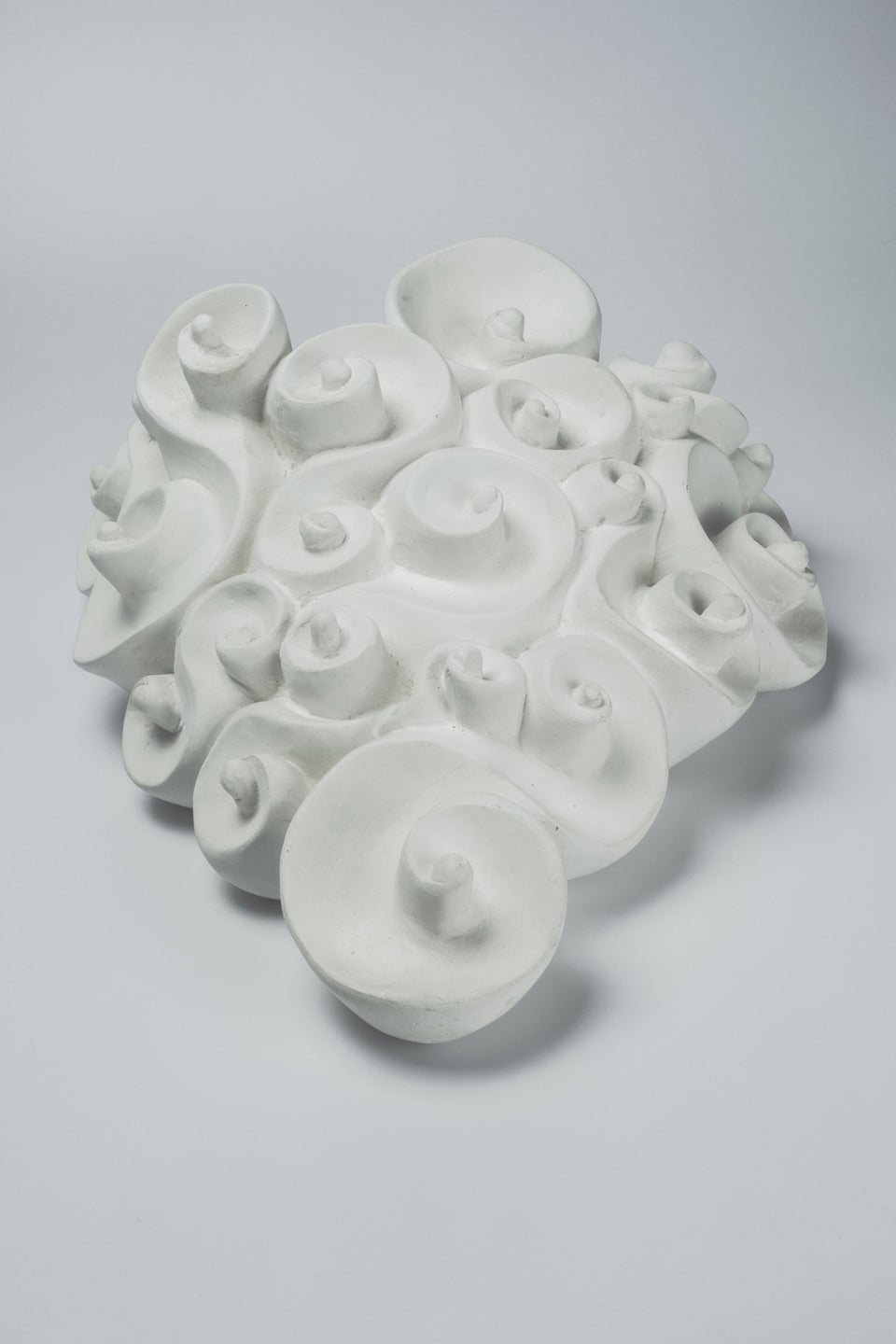 White Staff Sconce by JEAN BOGGIO for LES HERITIERS, France, 1990s