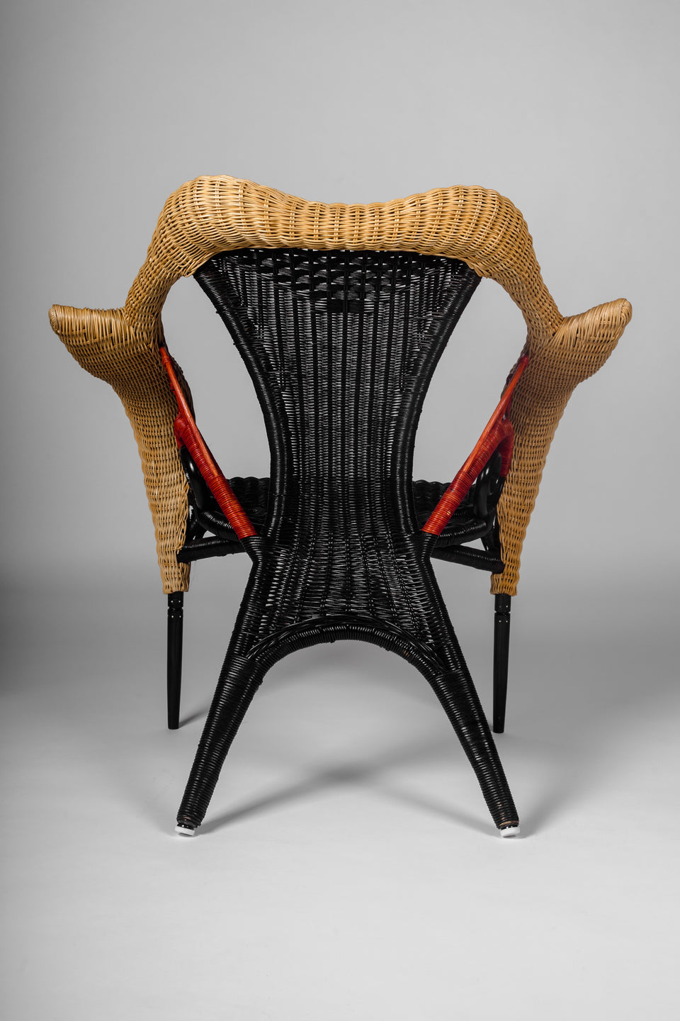 Rattan Armchair "Prorok" by BOREK SIPEK for DRIADE, Italy, 1988