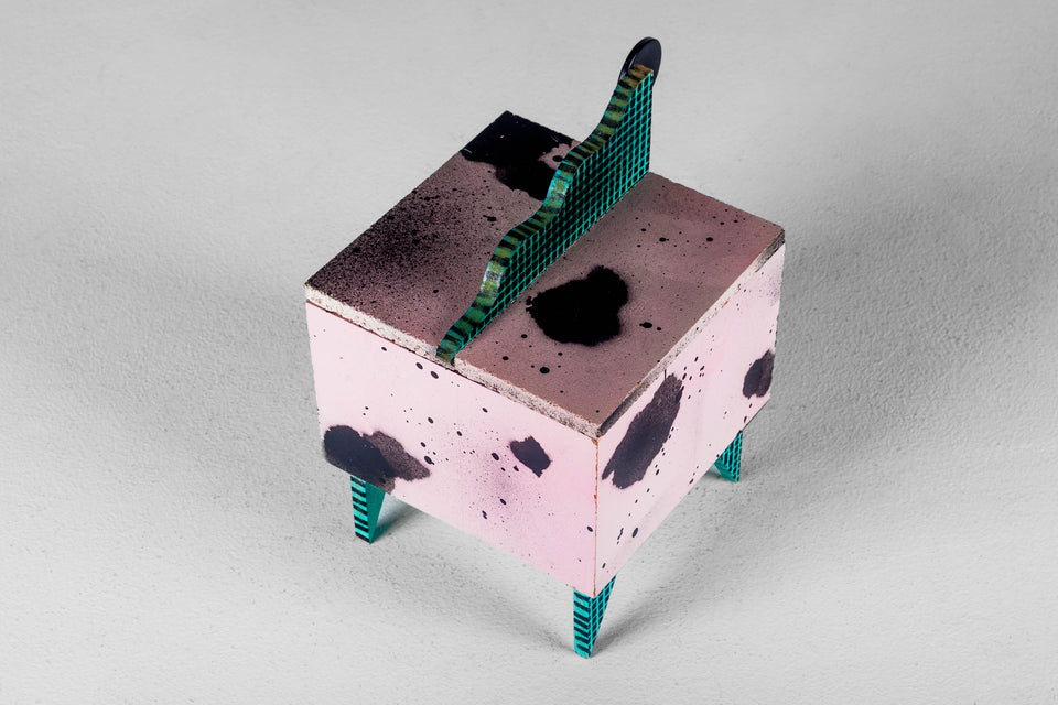 Pink Flamingo, 1980s Lacquered Jewelry Box by Hollis Fingold, Signed USA