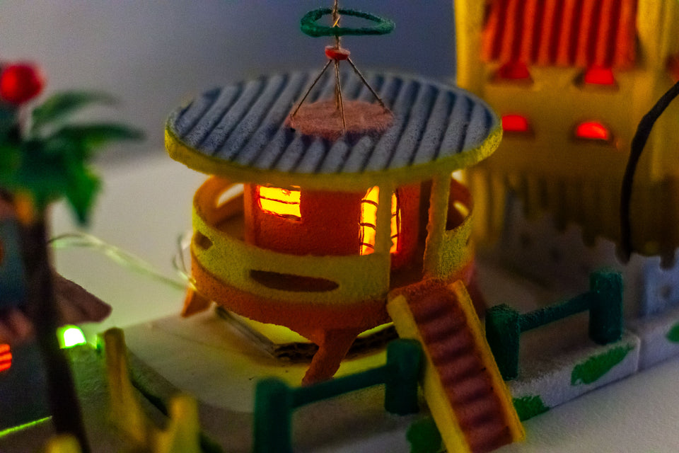 Life Guard House, Miami Beach Putz Houses series by Jason Sargenti 2017