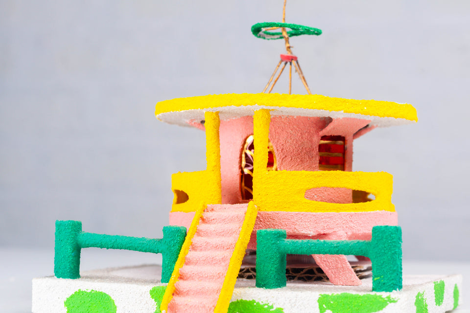 Life Guard House, Miami Beach Putz Houses series by Jason Sargenti 2017