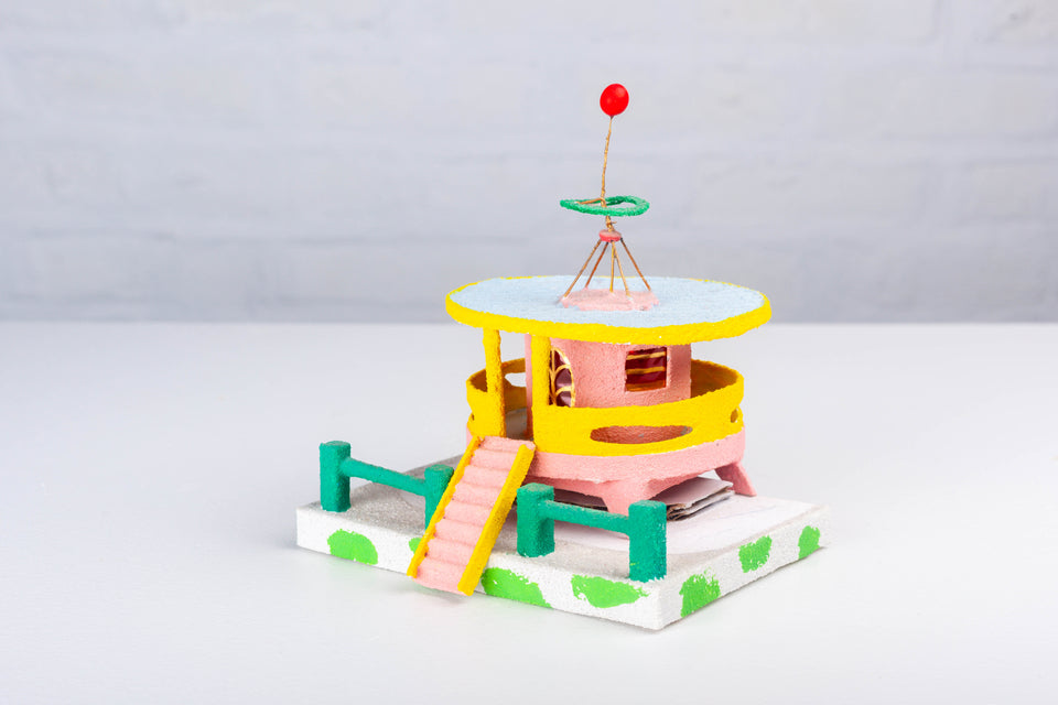 Life Guard House, Miami Beach Putz Houses series by Jason Sargenti 2017