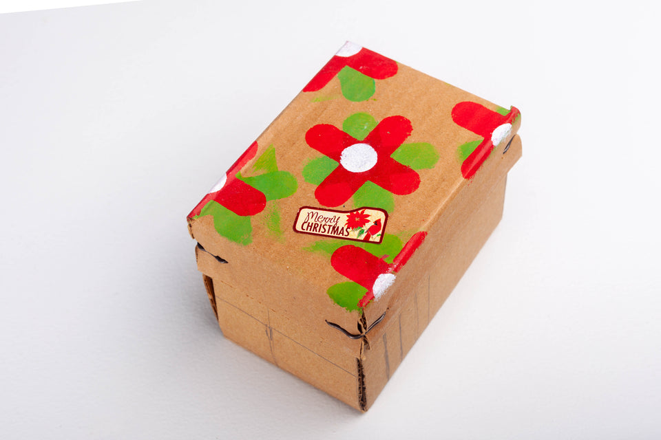 Set of Two Christmas Trees with box (3 sets available), Putz Houses by Jason Sargenti