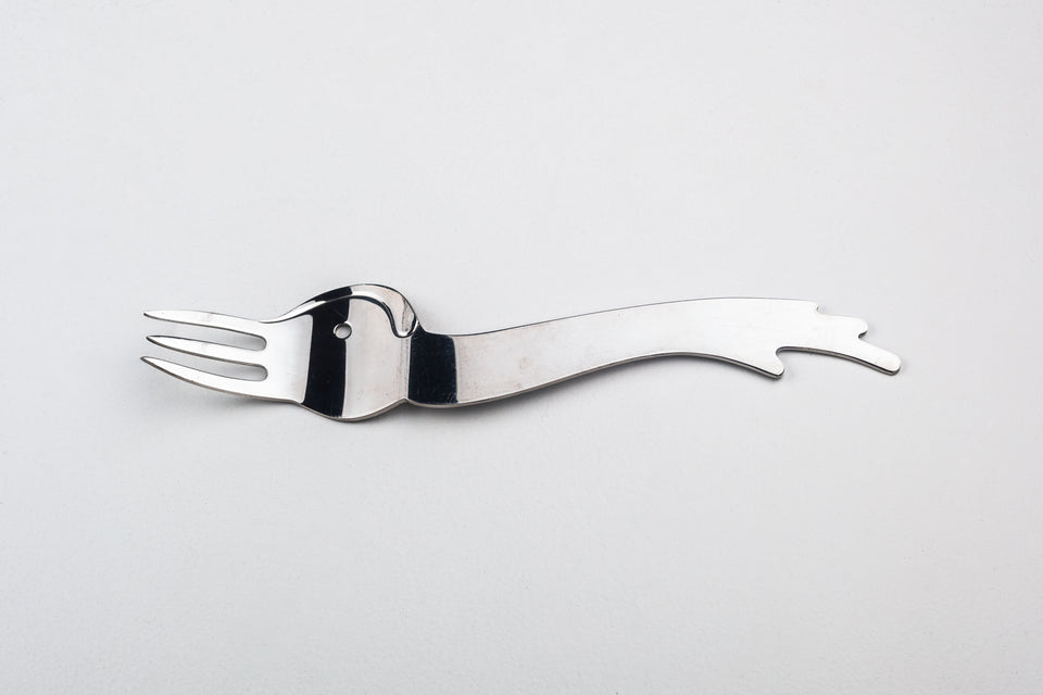 Esotismo Flatware set by Jean-Marie Patois, Stainless Steel, France 1988
