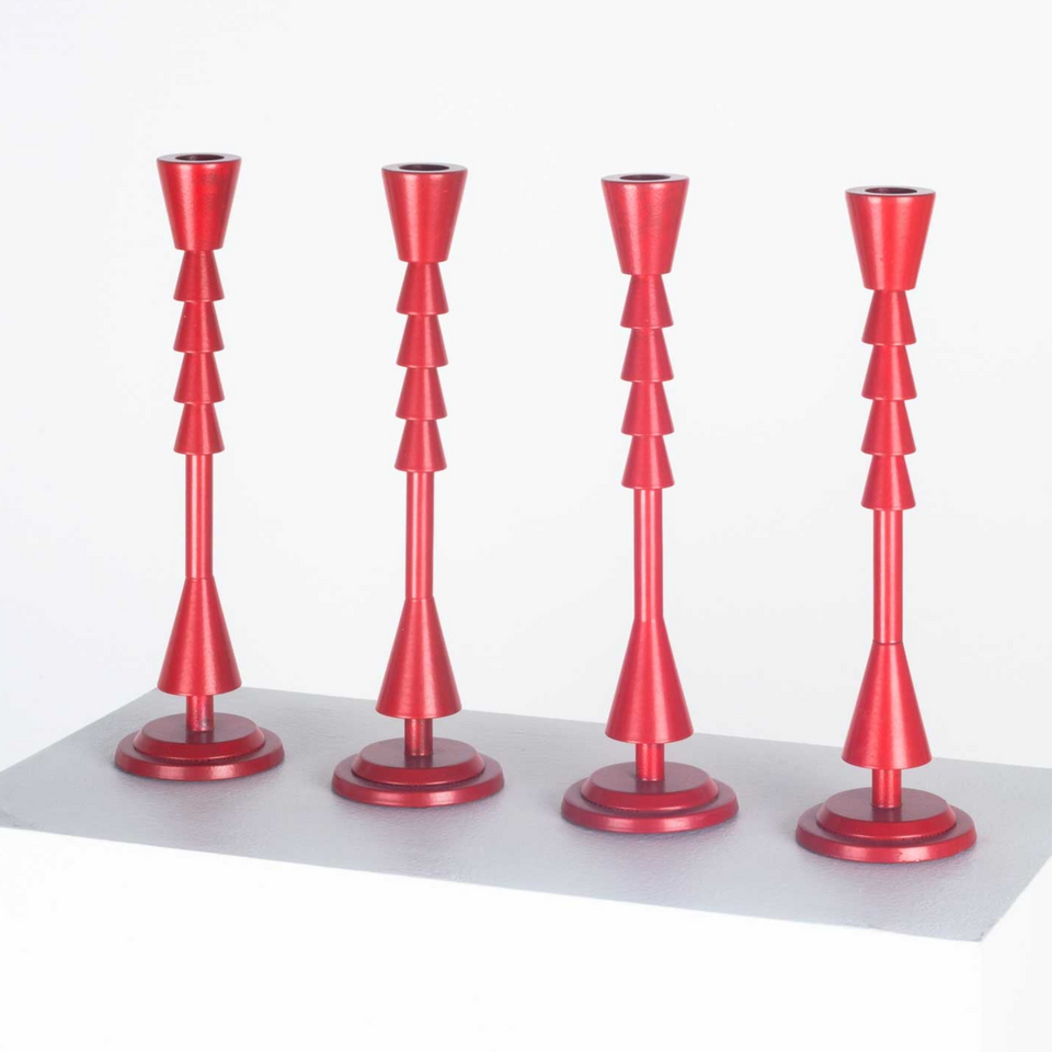 Prototype "Ad Arte" Candlesticks Inspired by UGO LA PIETRA, Italy