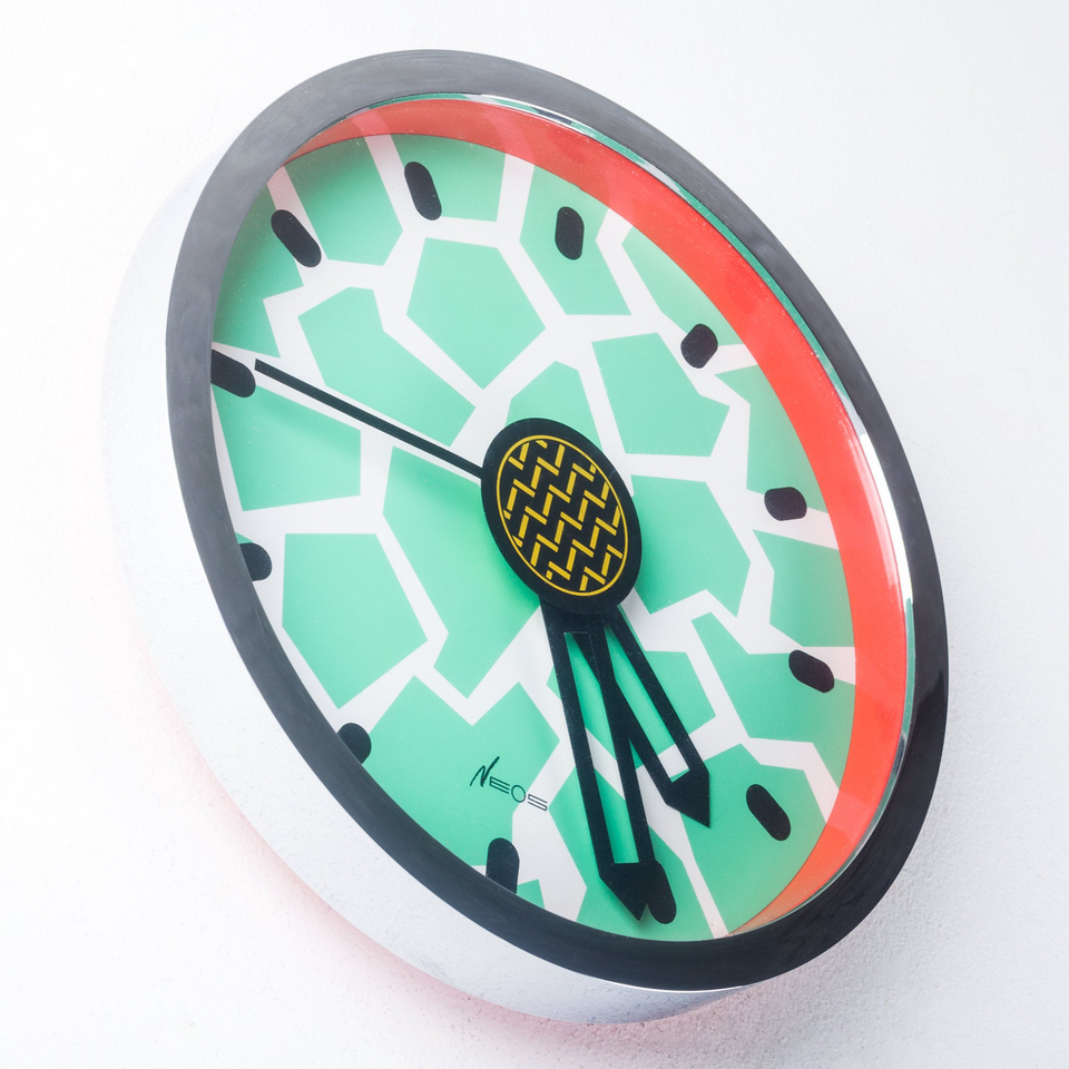Wall clock by Nathalie du Pasquier and George Sowden for Neos Lorenz, Italy