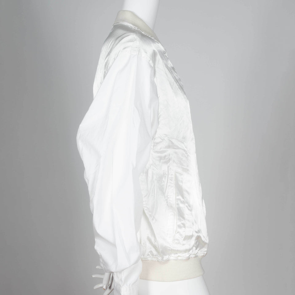 Comme des Garçons off-white bomber style shirt from Japan. 