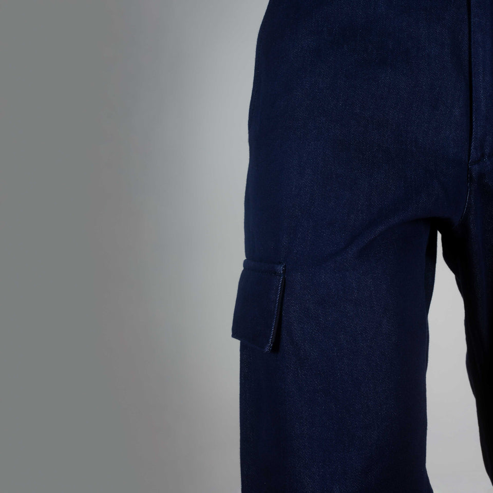Junya Watanabe CDG Indigo Denim Cargo Pants, 2016