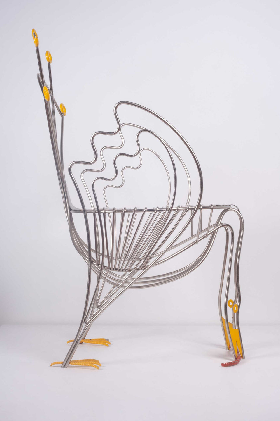 Pavone Chair by Riccardo Dalisi, limited edition for Zabro (Zanotta)1986