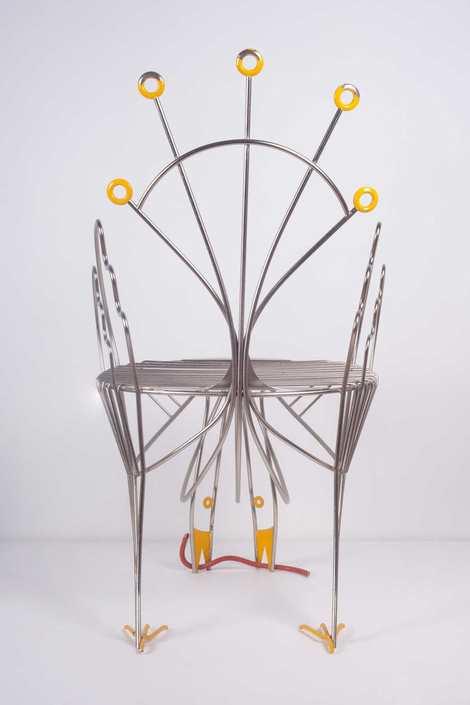 Pavone Chair by Riccardo Dalisi, limited edition for Zabro (Zanotta)1986