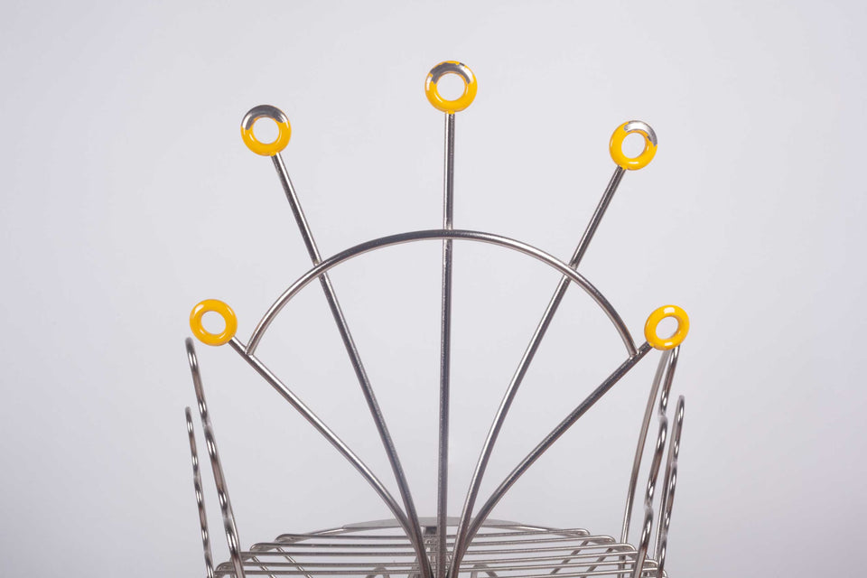 Pavone Chair by Riccardo Dalisi, limited edition for Zabro (Zanotta)1986