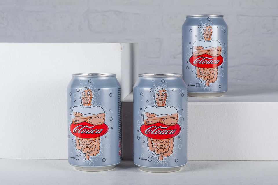 Wim Delvoye Cloaca Coke Light Cans, 2002 (1 available, price per can)