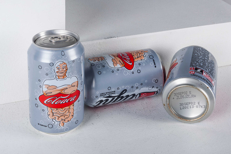 Wim Delvoye Cloaca Coke Light Cans, 2002 (1 available, price per can)