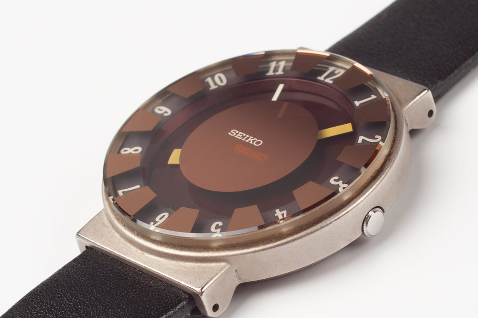 First edition Seiko Sottsass wristwatch from Japan, 1993. 