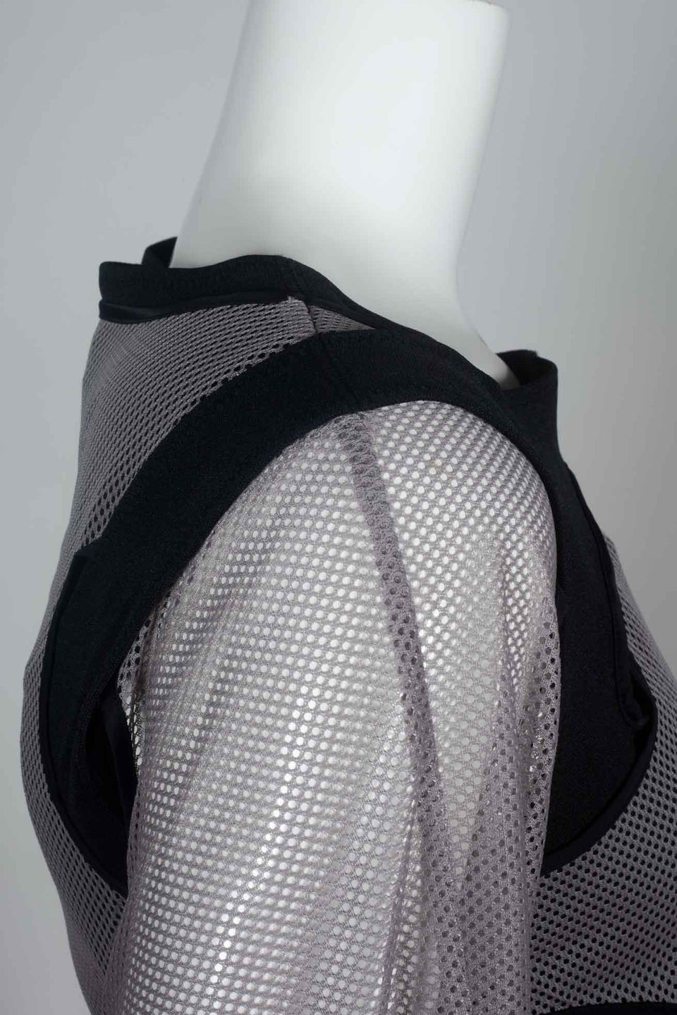 Junya Watanabe CDG Black Grey Jersey Dress, 2012