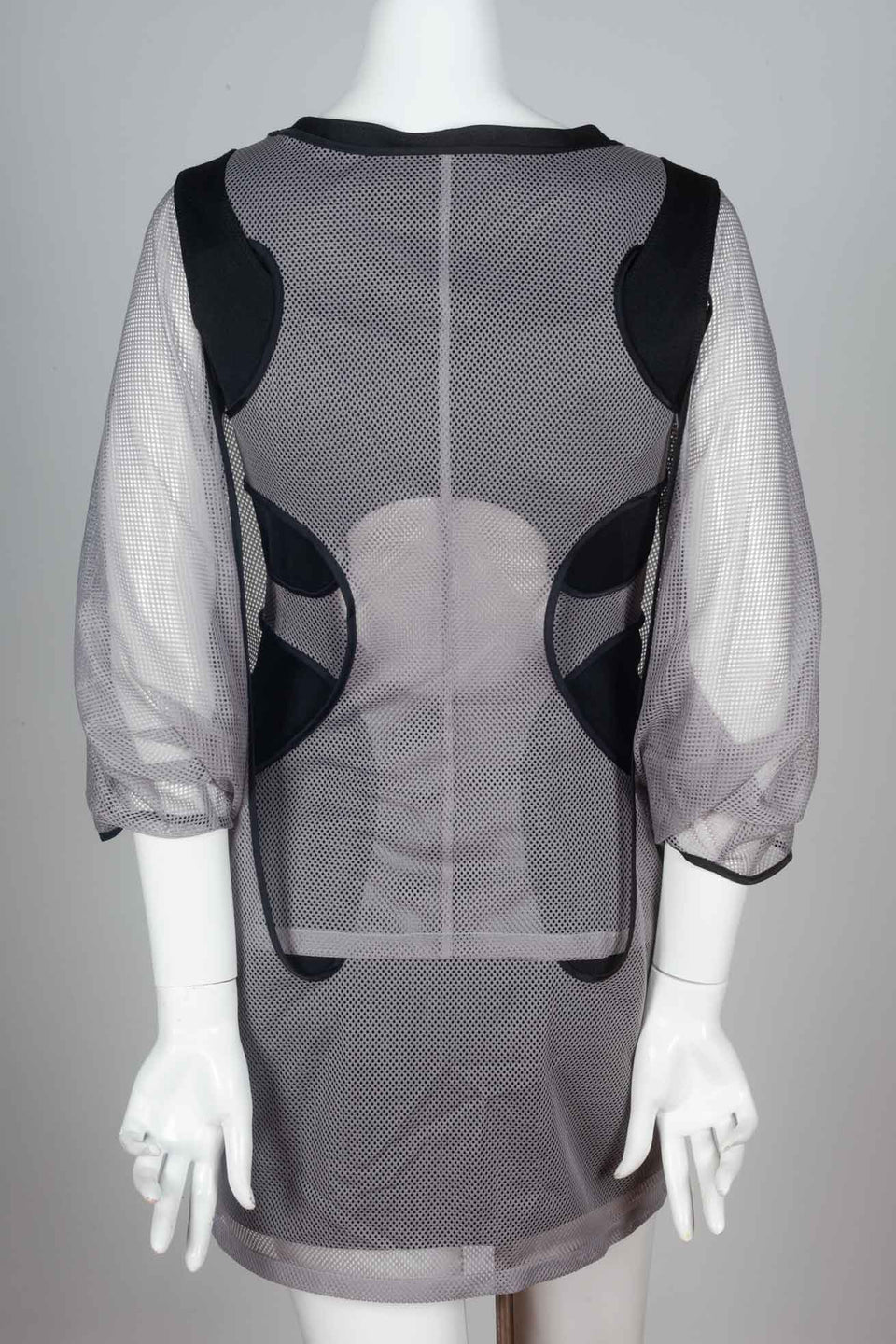 Junya Watanabe CDG Black Grey Jersey Dress, 2012