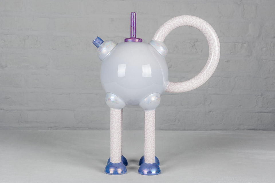 Tea Pot Columbina Superba by Matteo Thun for Memphis, rare Artist Proof number XII, 1982