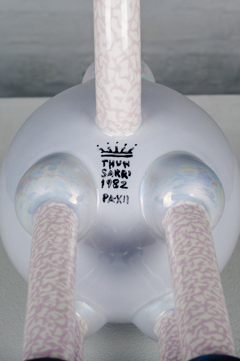 Tea Pot Columbina Superba by Matteo Thun for Memphis, rare Artist Proof number XII, 1982