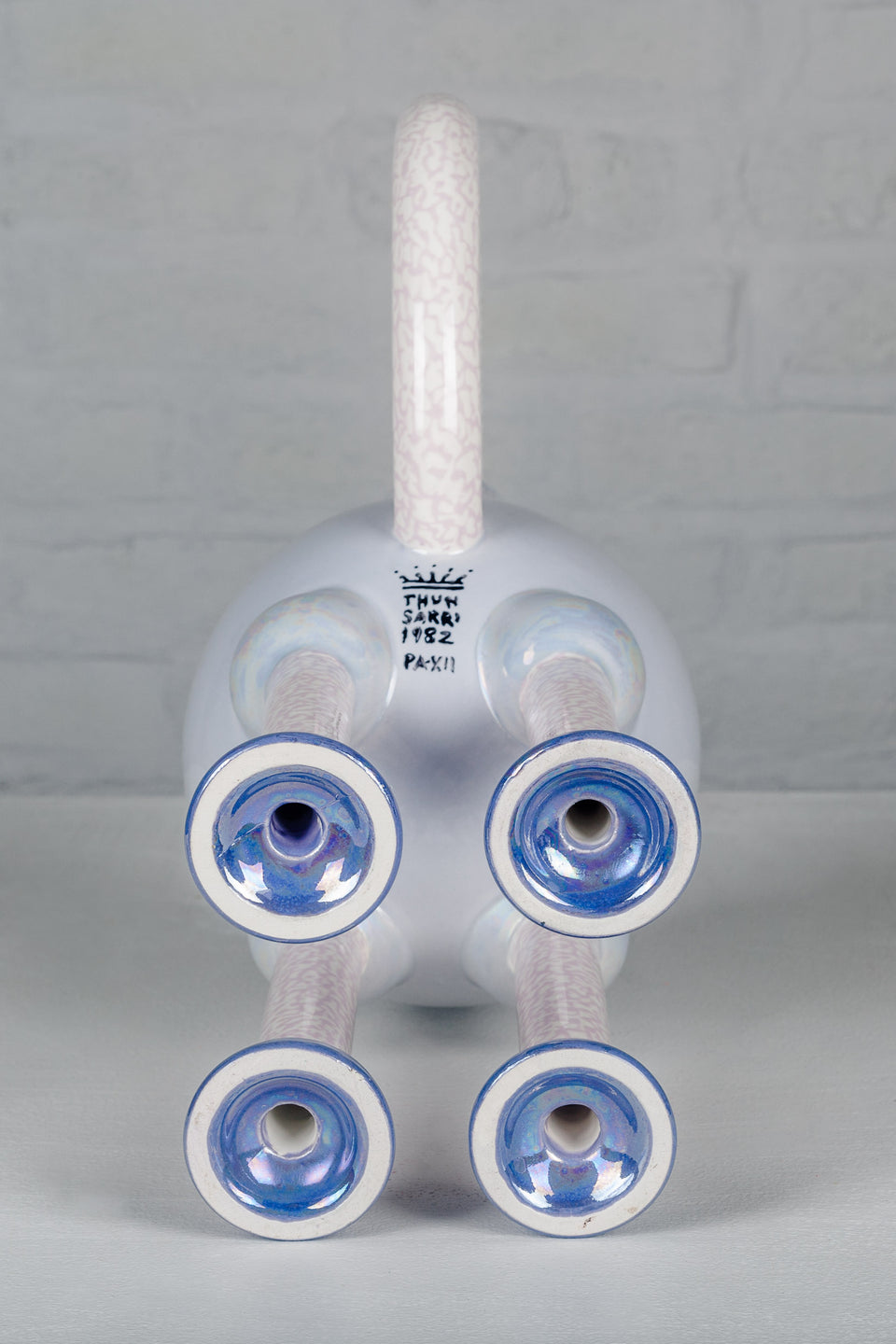Tea Pot Columbina Superba by Matteo Thun for Memphis, rare Artist Proof number XII, 1982