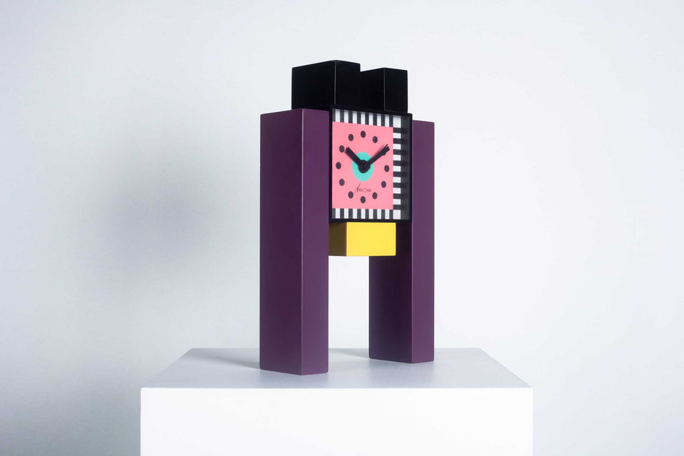 Desk Clock by Nathalie du Pasquier & George Sowden for Neos Lorenz, 1988 Italy
