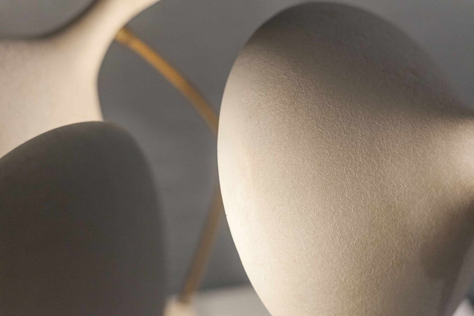 Table Lamp by Cosack Leuchten, White, Germany, 1950s