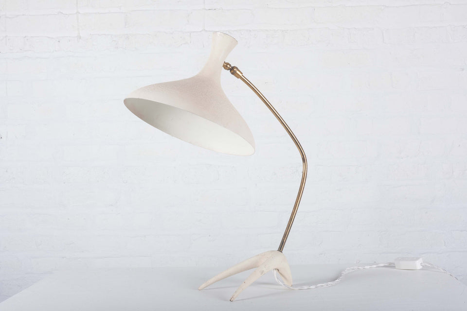 Table Lamp by Cosack Leuchten, White, Germany, 1950s