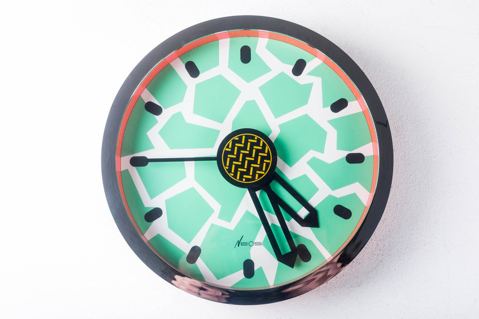 Wall clock by Nathalie du Pasquier and George Sowden for Neos Lorenz, Italy