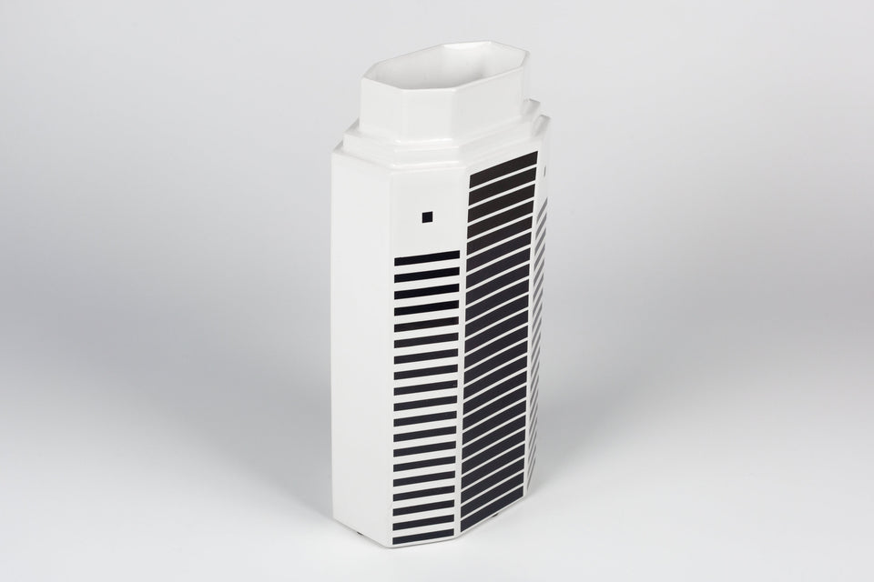 Porcelain skyscraper vase by Austrian designer, Heide Warlamis. 