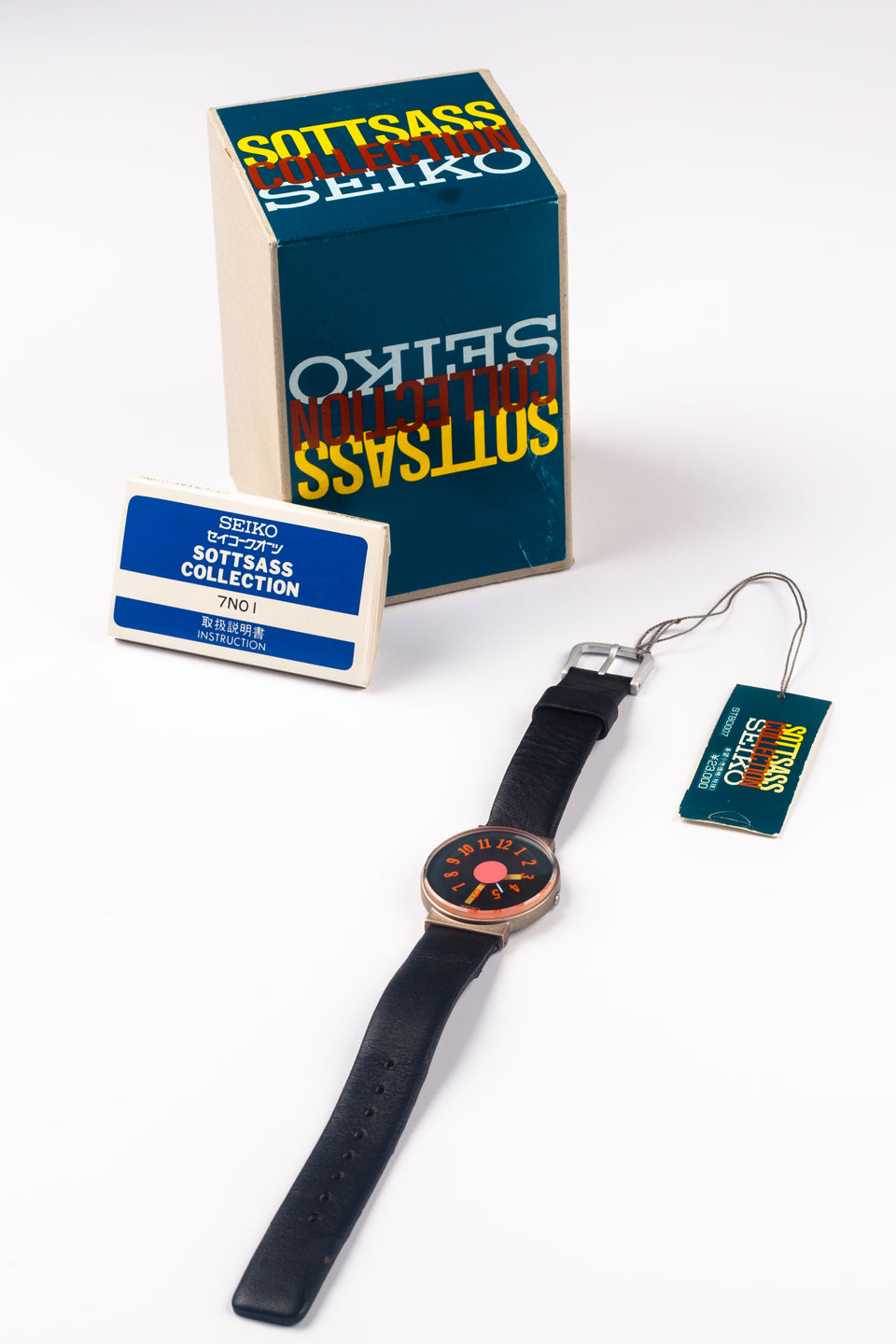 Japanese Ettore Sottsass watch manufactured by Seiko in 1992. 